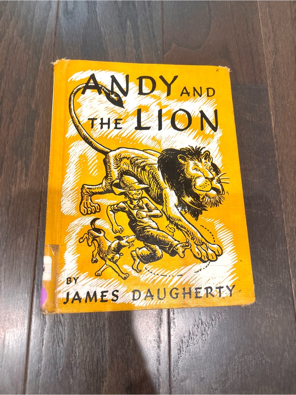 Vintage Andy and the Lion by James Daugherty- Hard Cover Book (1938/ 1963)